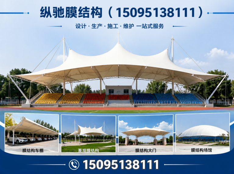 奎文区膜结构看台展示图